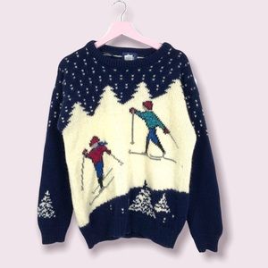 Woolrich Sweater with Skiers Large
